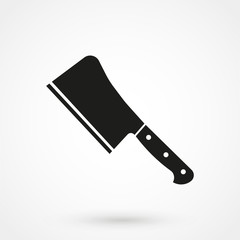 meat cleaver knife icon