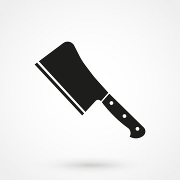 Meat Cleaver Knife Icon