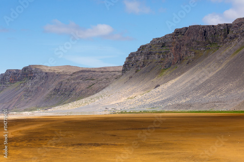 &ldquo;Raudasandur beach at the west fjords of Iceland&rdquo; Stock photo and