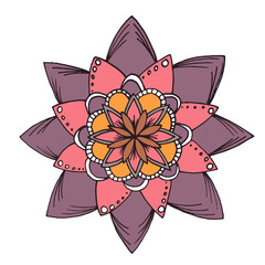 Flower mandala background