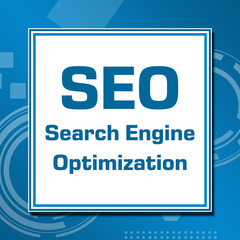 Seo Technical Blue White Square 