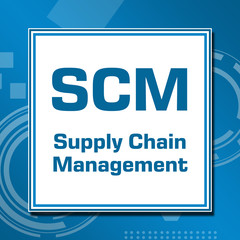 SCM Technical Blue White Square 