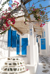 Traditional greek house on Mykonos island, Greece - 114771685