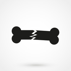 bone fracture icon