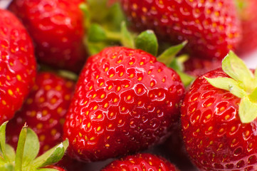 Fresh ripe perfect strawberry