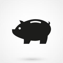 Piggy bank icon