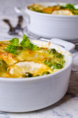 Casserole with zucchini
