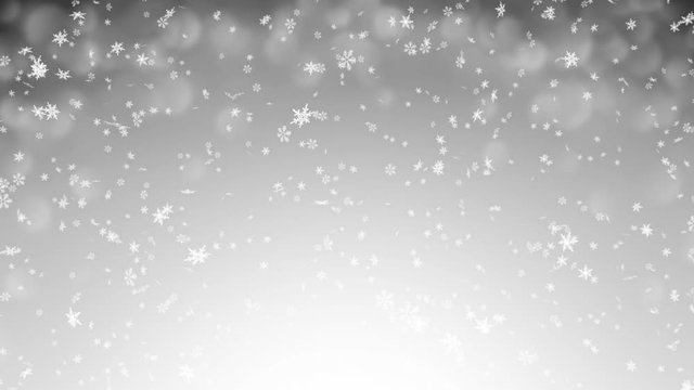 Gentle Christmas Morning Snow - seamless loop