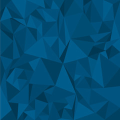 Blue Polygonal Mosaic Background for Design Template
