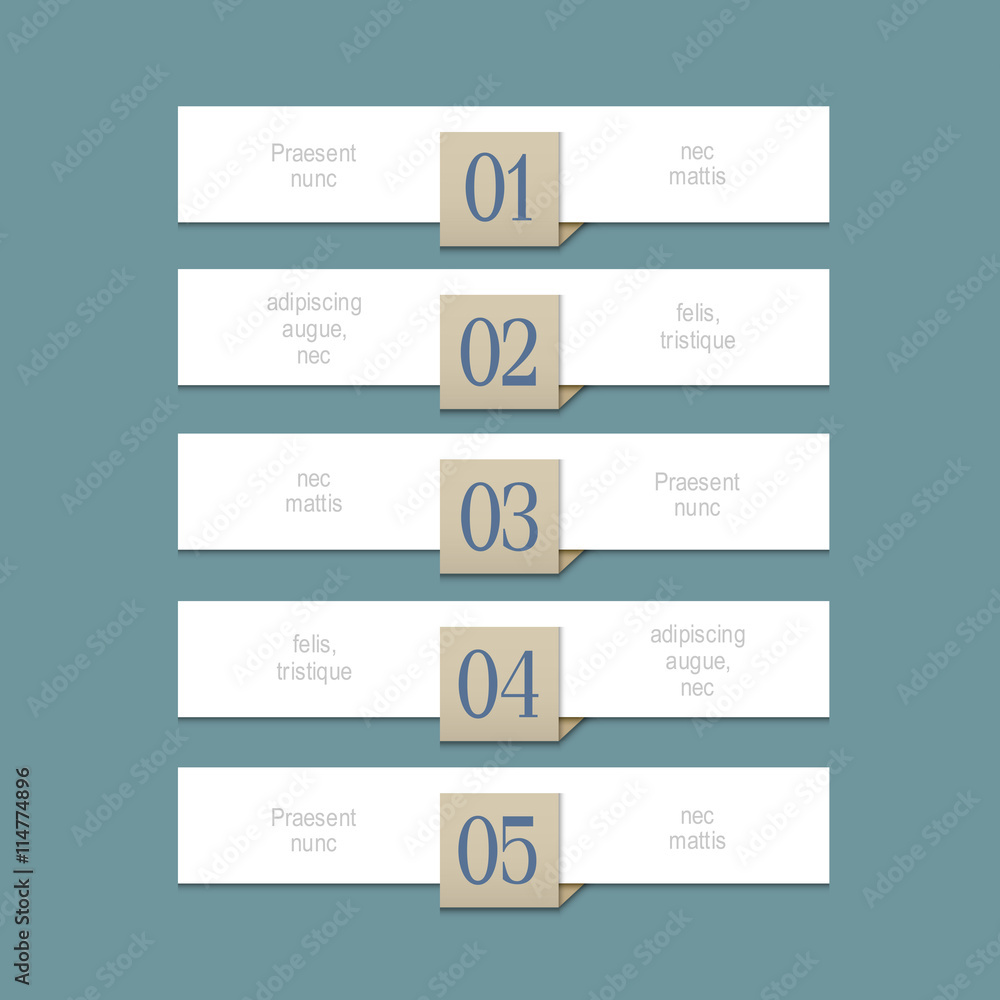 Canvas Prints modern white design template for graphic or website layout