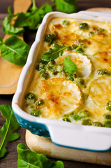 Casserole with zucchini