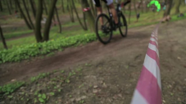 Competitions with a mountain bike