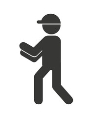 person silhouetteperson silhouette isolated icon design