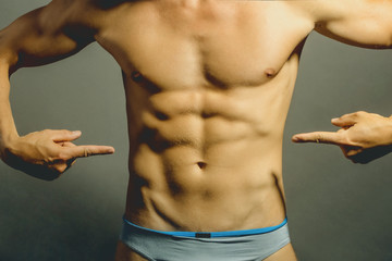 muscular male torso