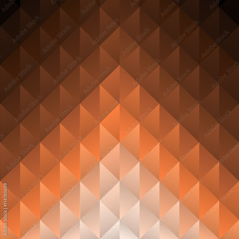 Canvas Prints geometric brown vector background