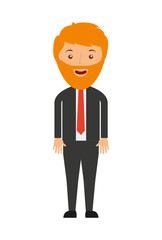 businessman avatar isolated icon design