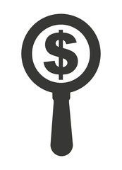 search money  isolated icon design