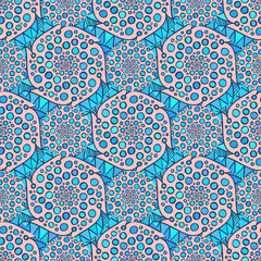 Ornamental arabic pattern. Vector indian background. Illustration for wrapping paper, packaging design, textile fabric