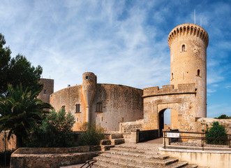 Bellver castle in Palma de Mallorca, Spain