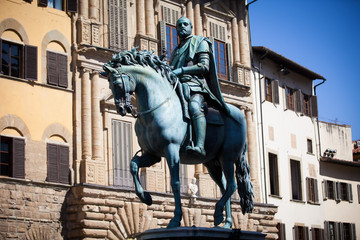 Obraz premium Statue of Cosimo I de Medici, Florence