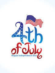 abstract artistic american independence text