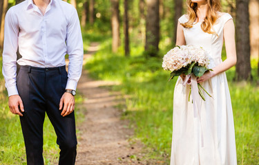 wedding in the forest