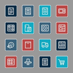 Kitchen Appliances Web Icons
