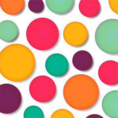 Colorful bubbles background