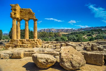 Fotobehang Rudnes Valley of the Temples. Agrigento, Sicily, Italy