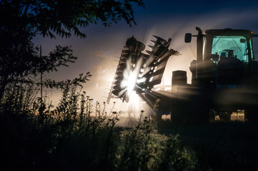 light through the night tractor