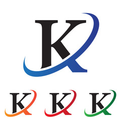 initial swoosh logo k