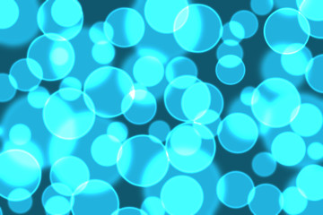 Aqua bokeh background.
