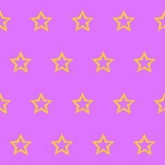 Obraz premium Handmade doodle seamless pattern background. Hand drawn elements isolated on stylish cover