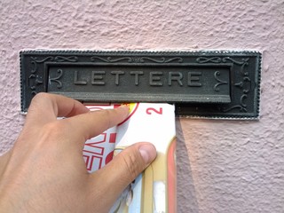 Posta - pubblicità - lettere