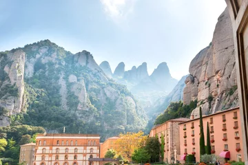 Blick vom Kloster Montserrat auf den Berg © Pavlo Vakhrushev
