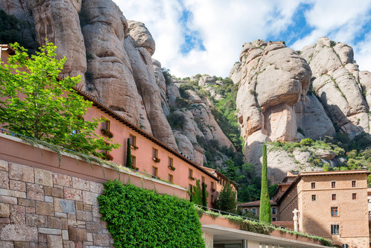 Montserrat Monastery in Barcelona, Spain