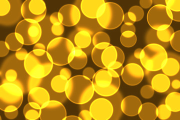 Gold-Black bokeh background.