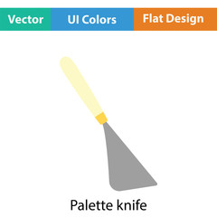 Palette knife icon