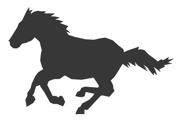 Fototapeta na wymiar horse silhouette icon