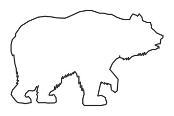 bear outline icon