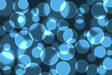 Navy blue bokeh background.