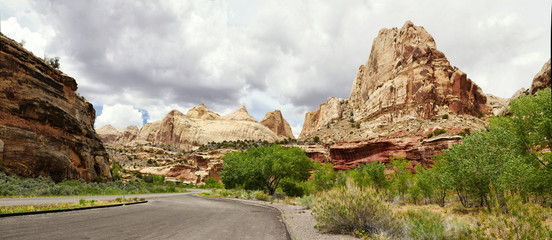 Navajo Dome im Capitol Reef Nationalpark, USA, Utah