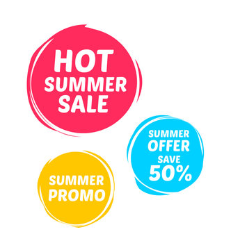 Hot Summer Sale & Promo Marks