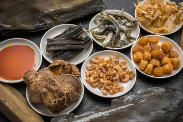 日本の出汁　旨味のもと　 Japanese soup stock Japanese food