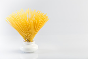 Isolated italian pasta