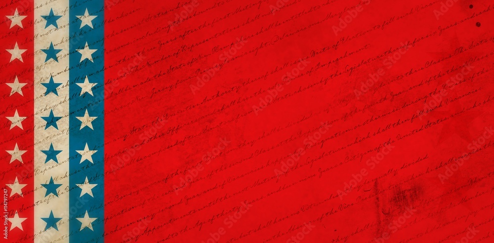 Poster composite image of declaration of independence