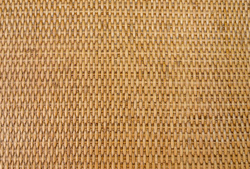 Brown rattan texture for background.
