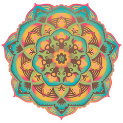 Mandala. Vintage decorative elements. Oriental pattern, vector illustration. Islam, Arabic, Indian, turkish, pakistan, chinese, ottoman motifs