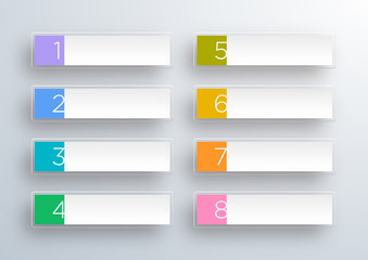 Crystal White Labels #Vector Background