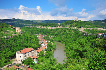 Fototapeta na wymiar Panorama of Veliko Tarnovo